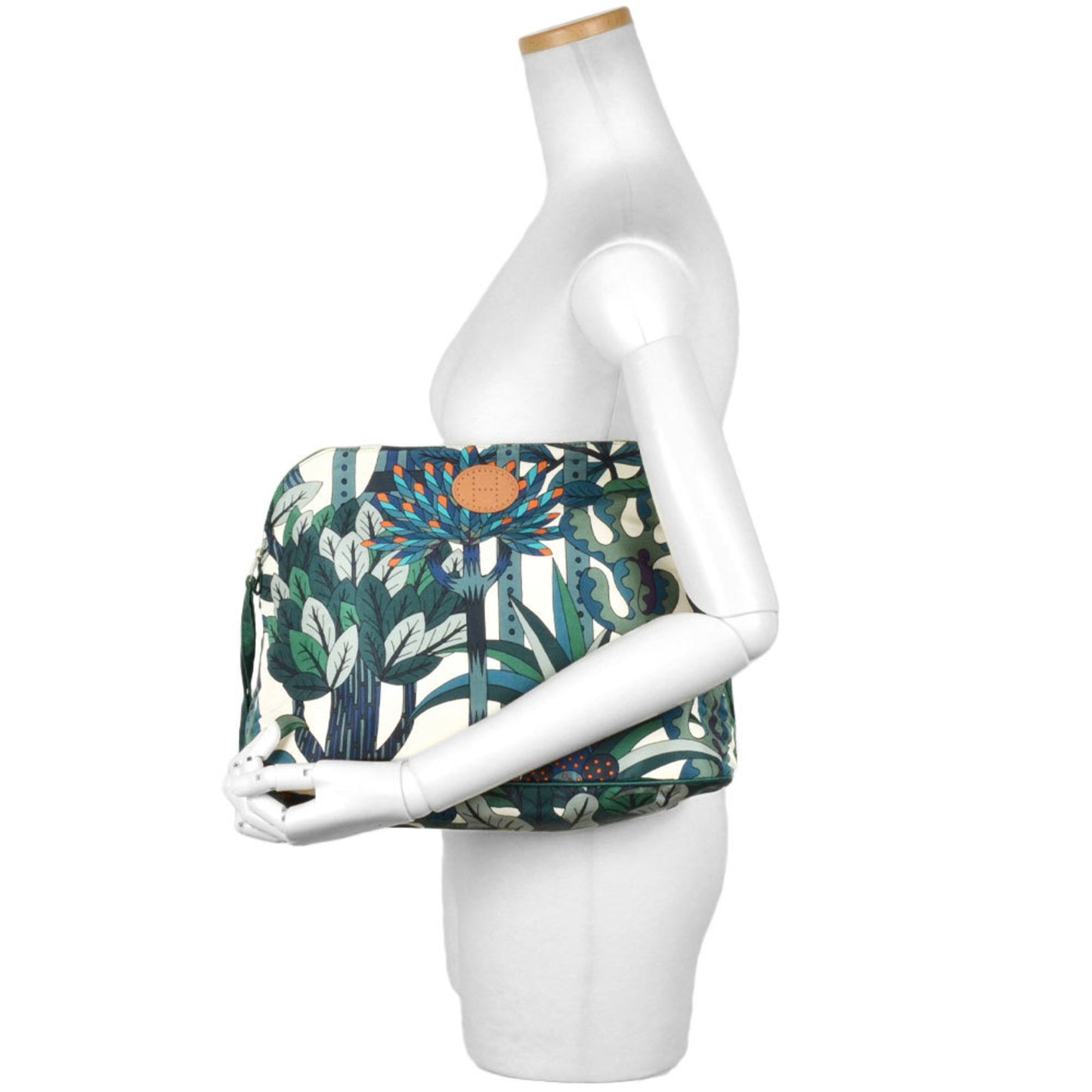 Hermès Green Silk Bolide