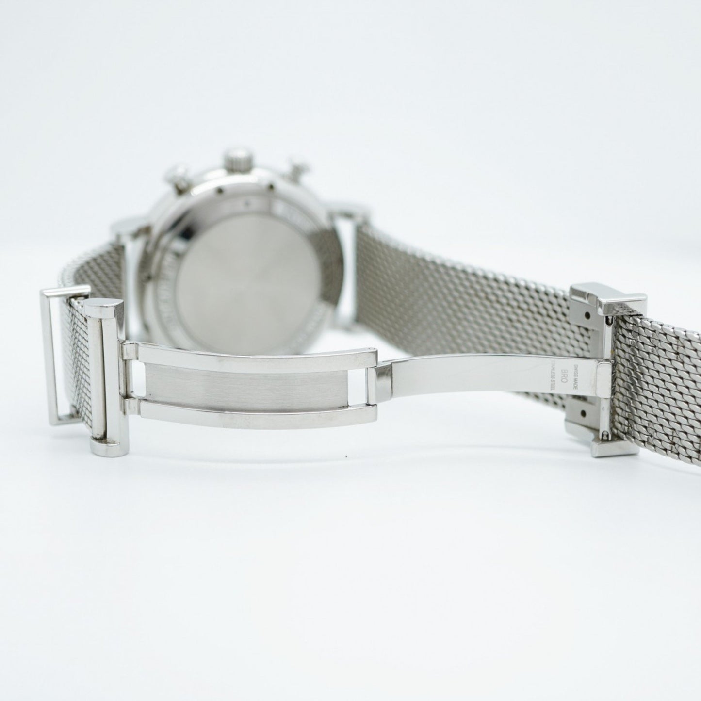 Iwc Schaffhausen Black Steel Watch