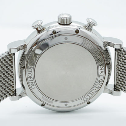 Iwc Schaffhausen Black Steel Watch
