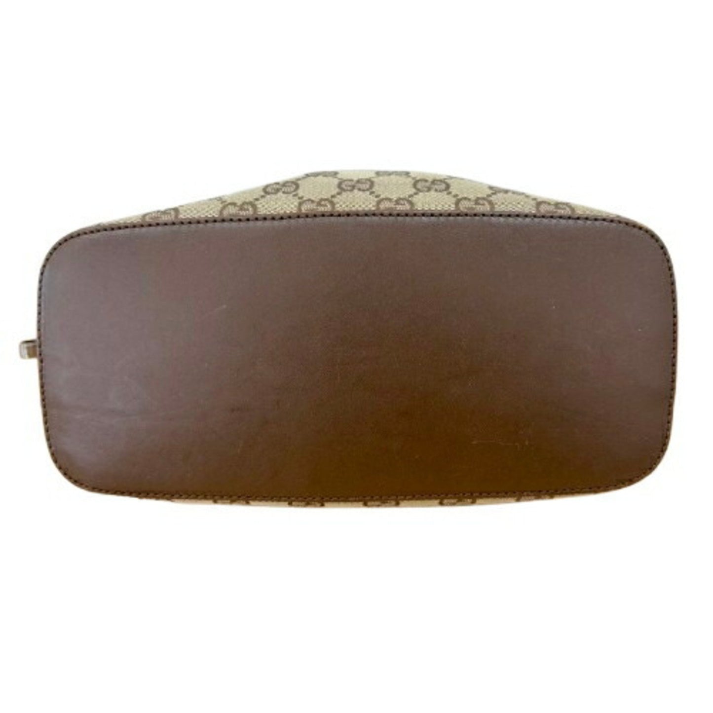 Gucci Brown Canvas, Leather Gg Canvas