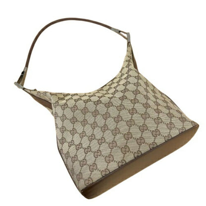 Gucci Brown Canvas, Leather Gg Canvas