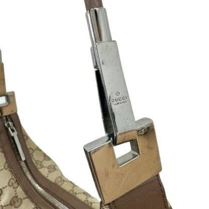 Gucci Brown Canvas, Leather Gg Canvas