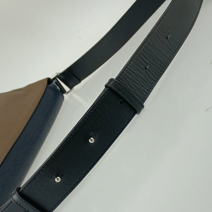 Loewe Blue Leather Military Messenger