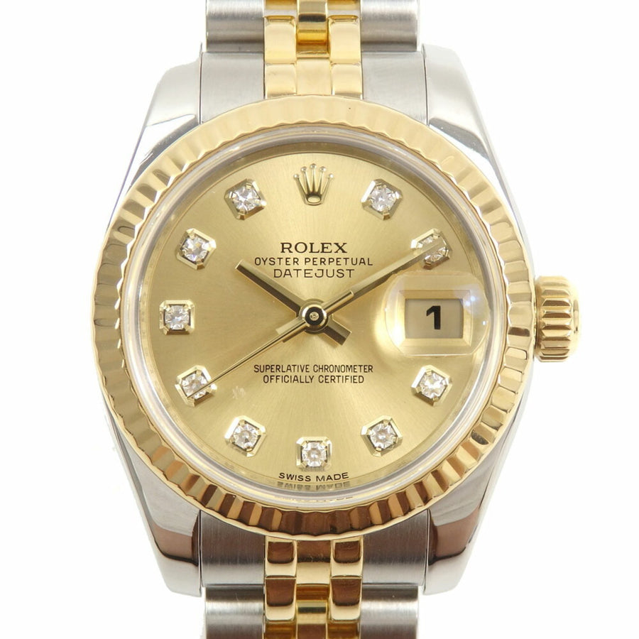 Rolex Gold Gold And Steel Lady Datejust