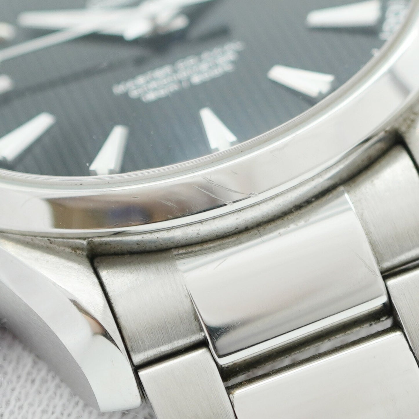 Omega Black Steel Seamaster Aquaterra