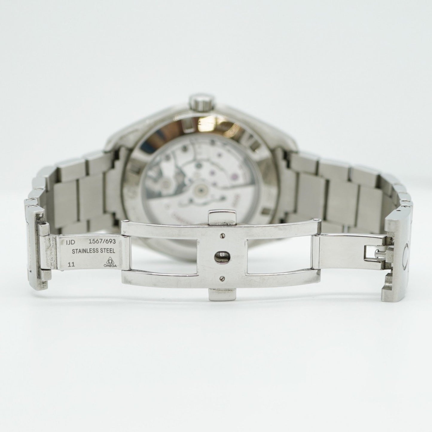 Omega Black Steel Seamaster Aquaterra