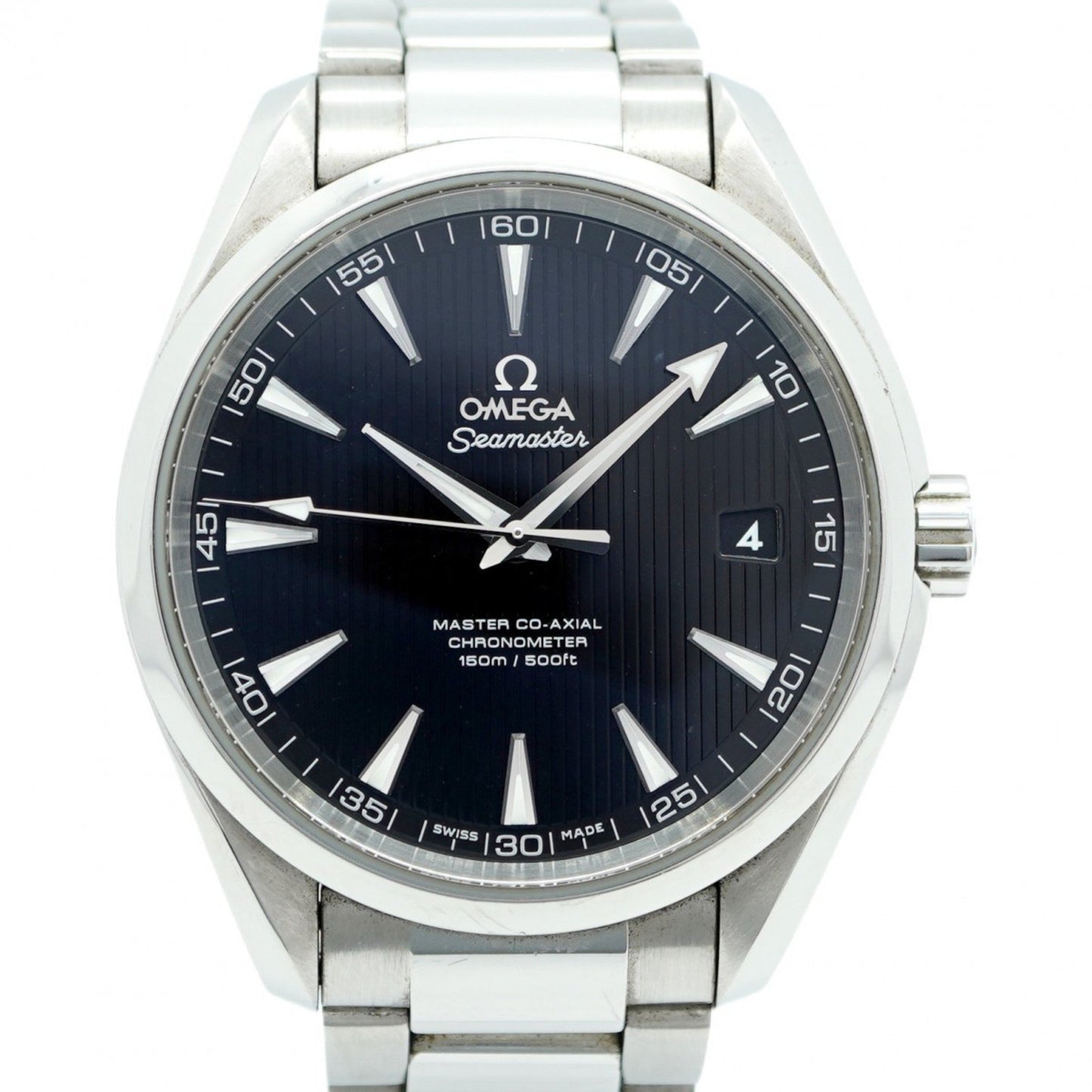 Omega Black Steel Seamaster Aquaterra