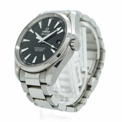 Omega Black Steel Seamaster Aquaterra