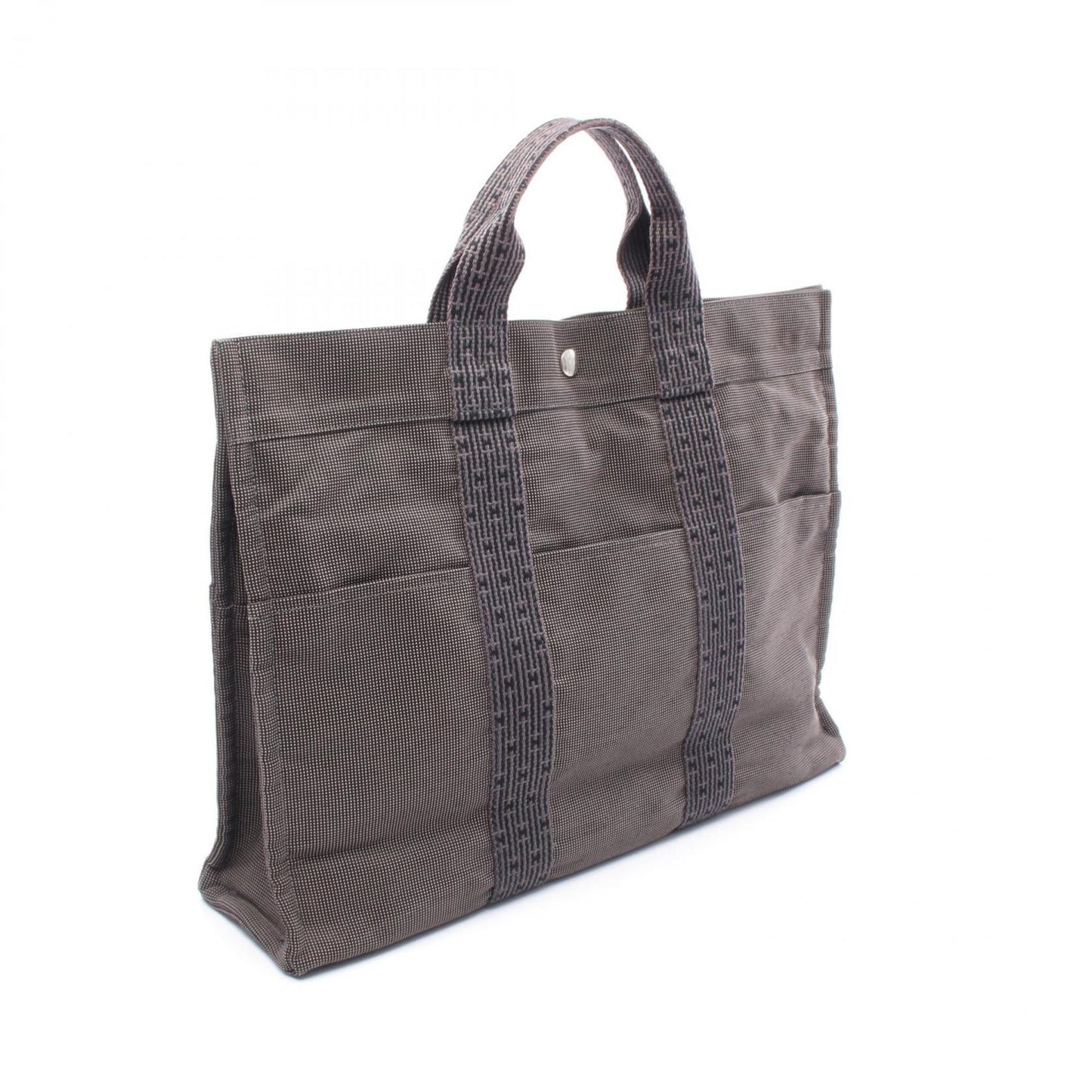 Hermès Gray Canvas Herline
