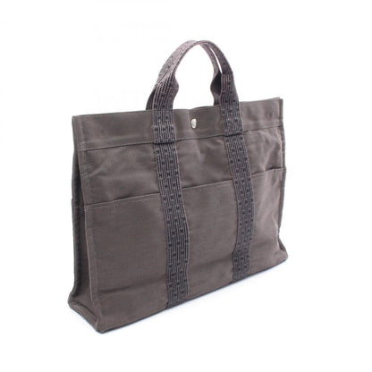 Hermès Gray Canvas Herline
