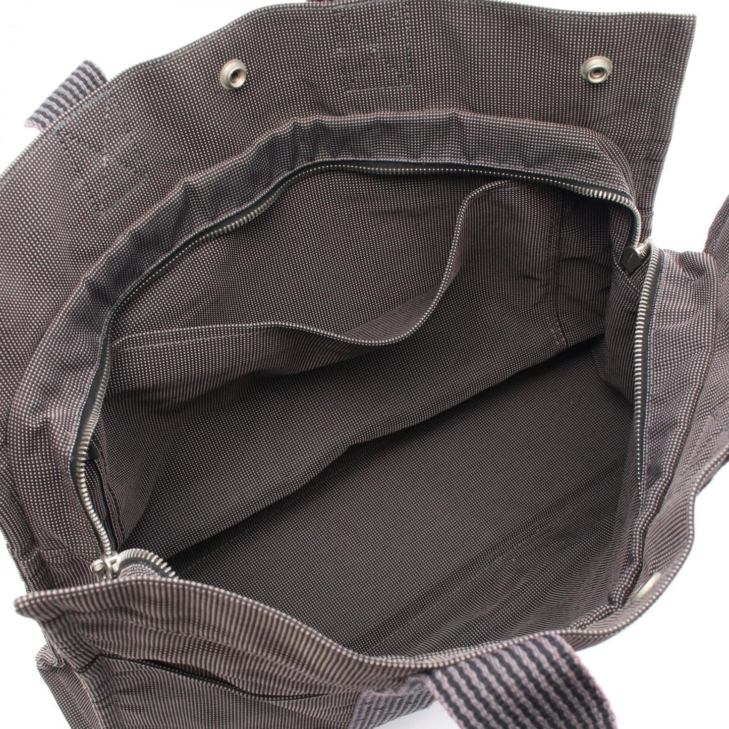 Hermès Gray Canvas Herline