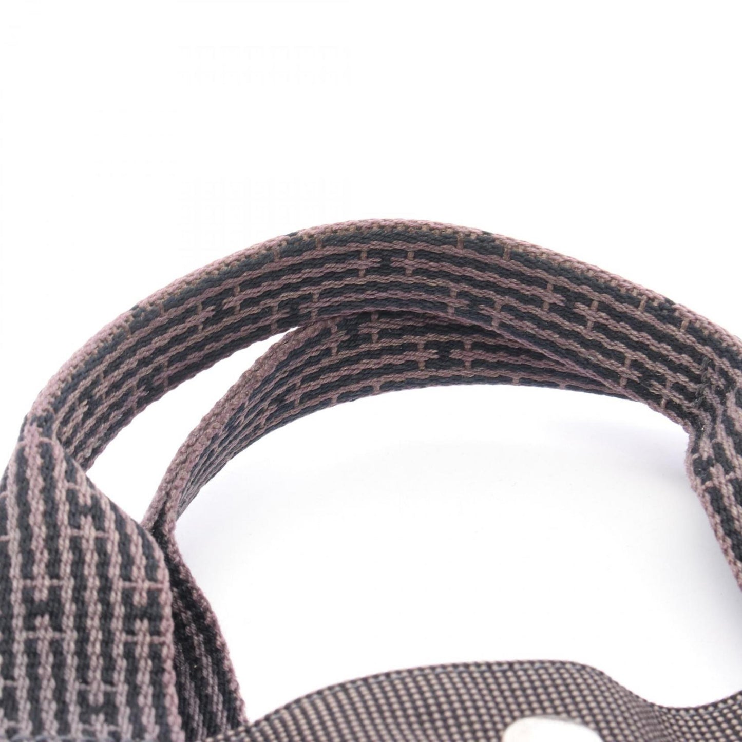 Hermès Gray Canvas Herline