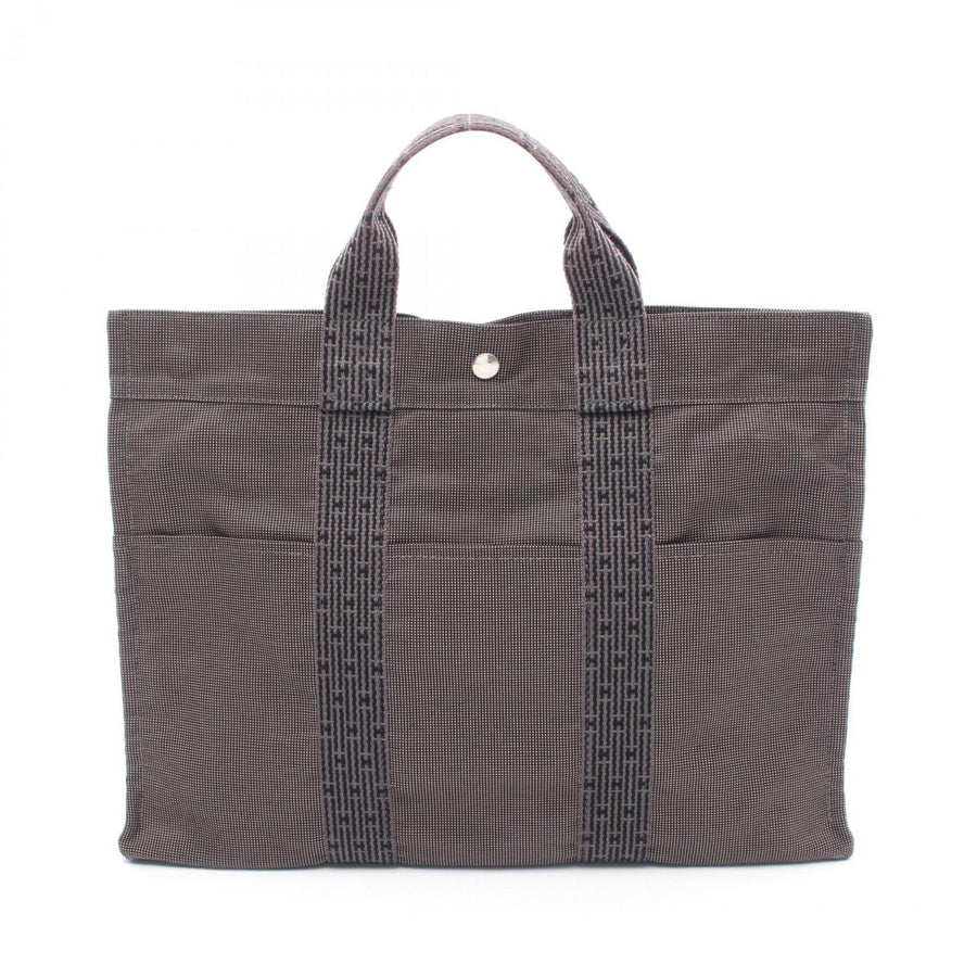 Hermès Gray Canvas Herline