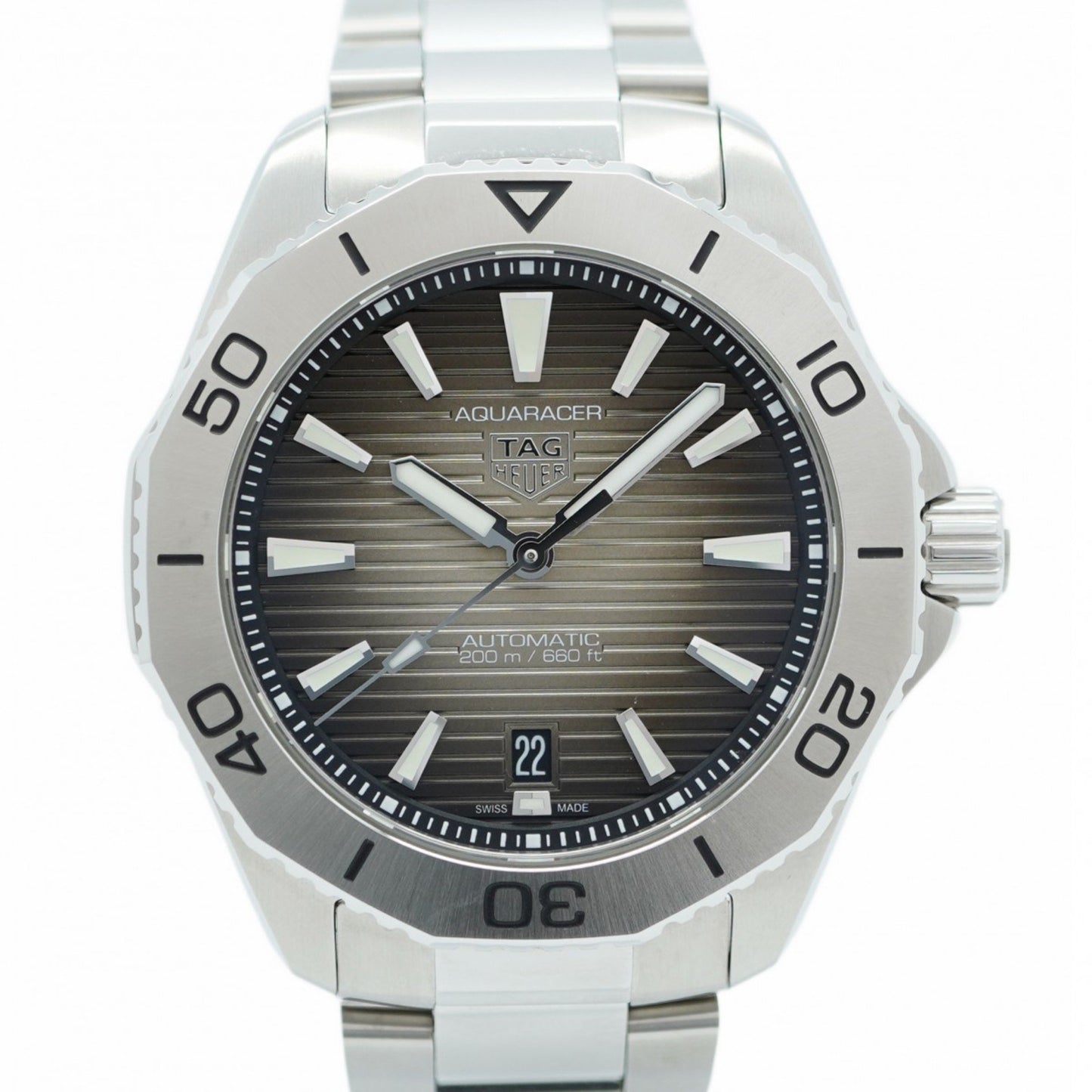 Tag Heuer Gray Steel Aquaracer