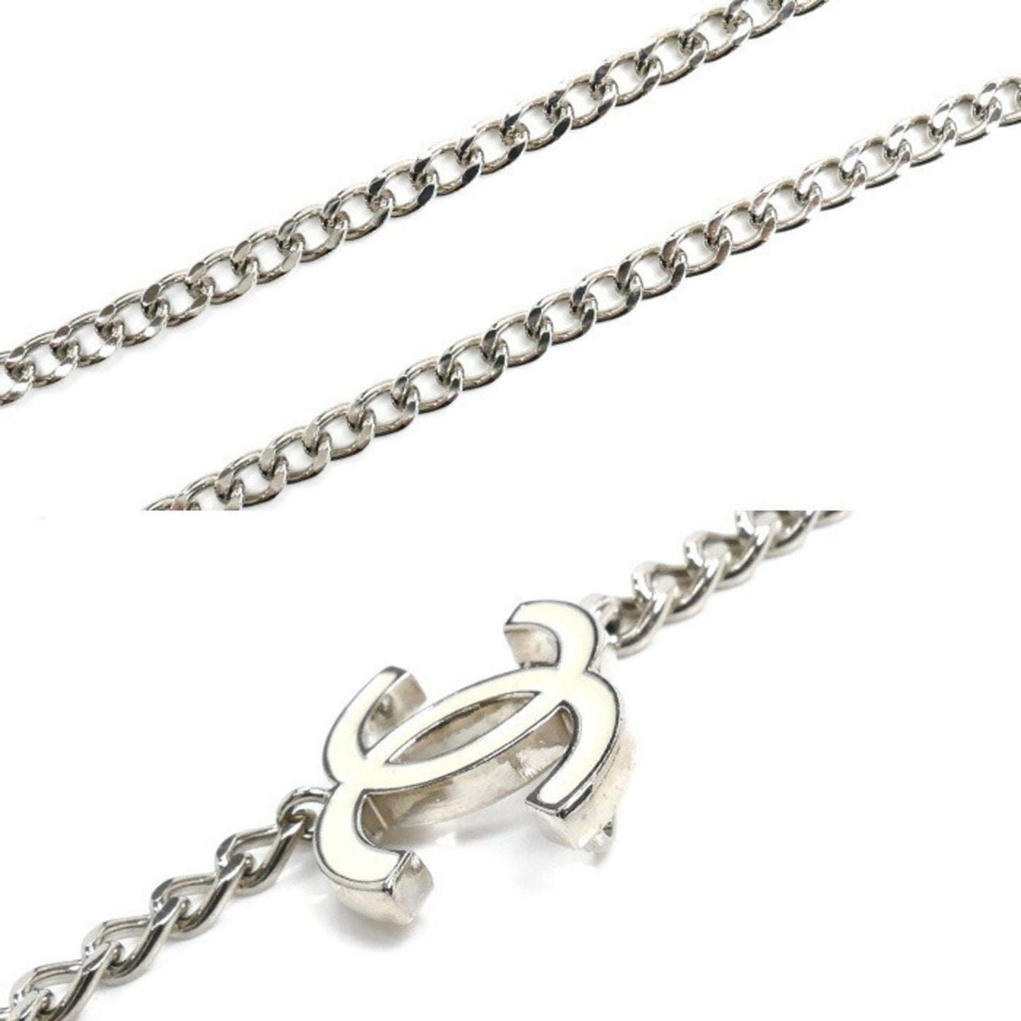 Chanel Silver Metal Coco Mark