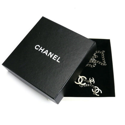 Chanel Silver Metal Coco Mark
