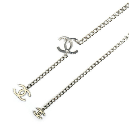 Chanel Silver Metal Coco Mark