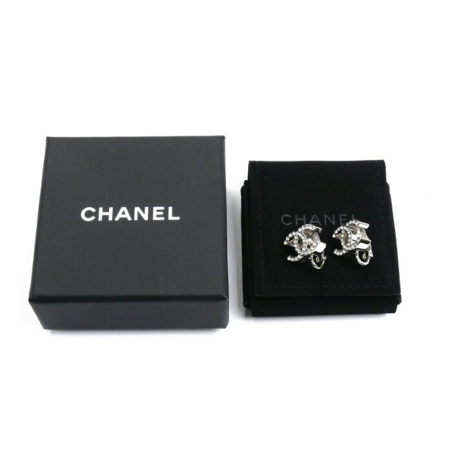 Chanel Silver Metal Coco Mark