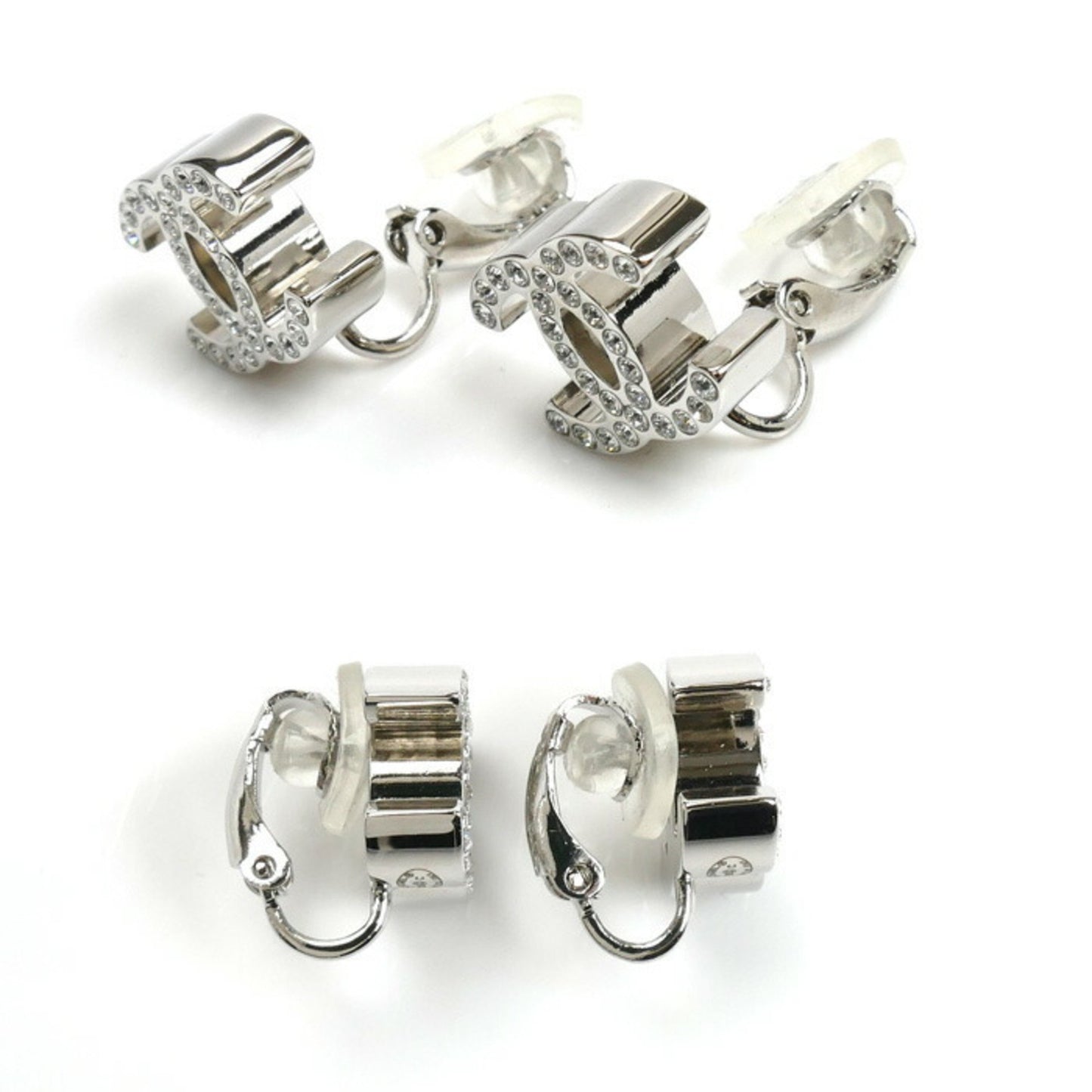 Chanel Silver Metal Coco Mark