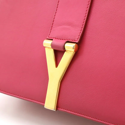 Saint Laurent Pink Leather Y Line