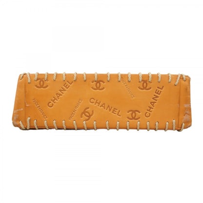Chanel Brown Leather Coco Mark