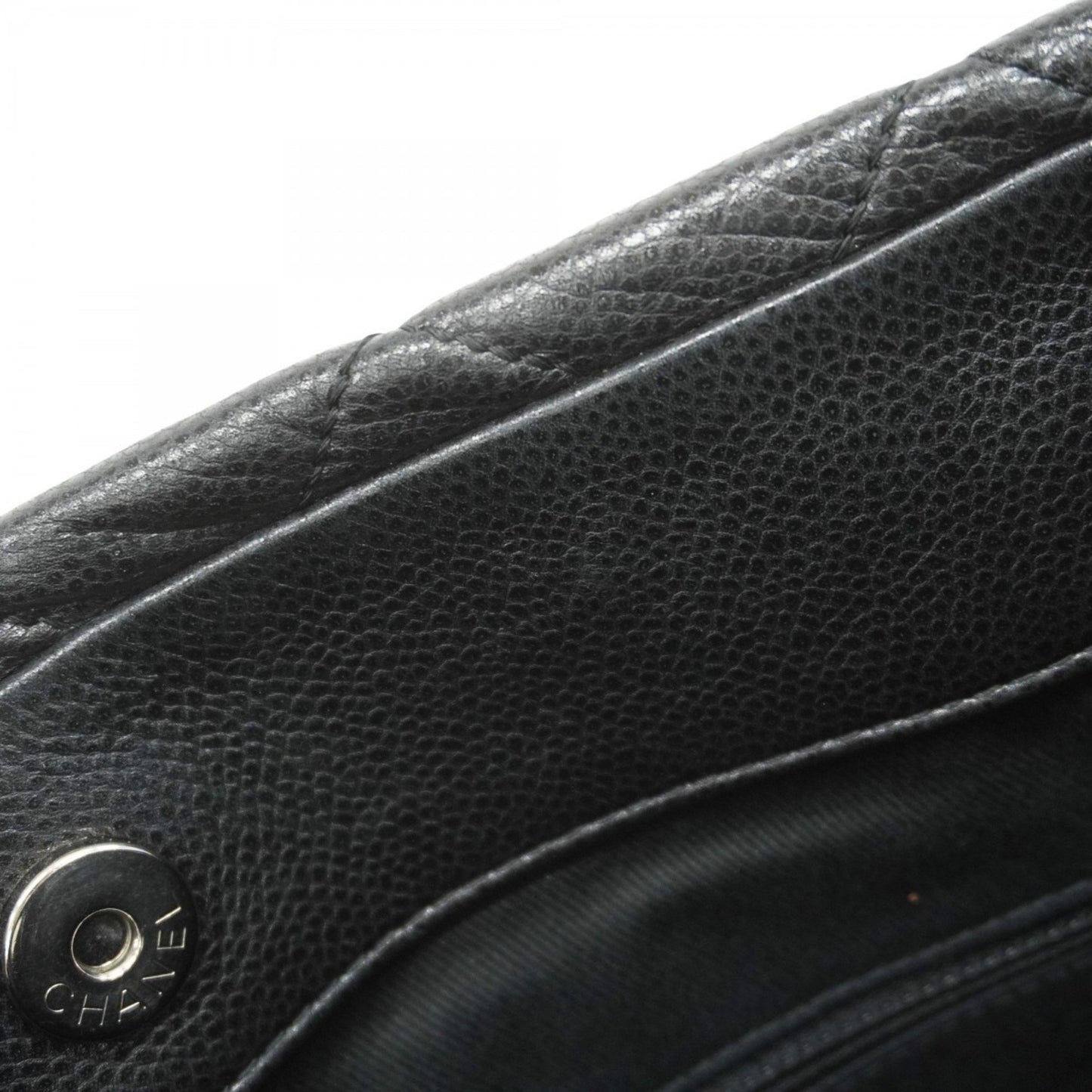 Chanel Black Leather Grand Shopping