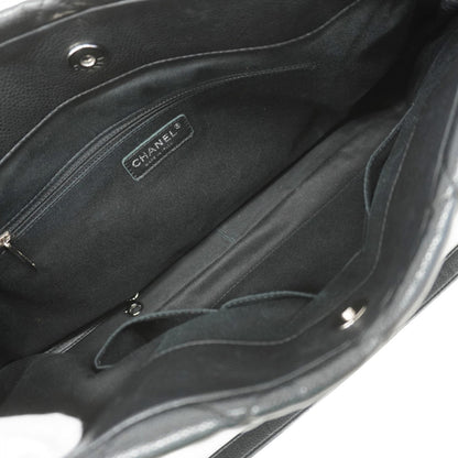 Chanel Black Leather Grand Shopping