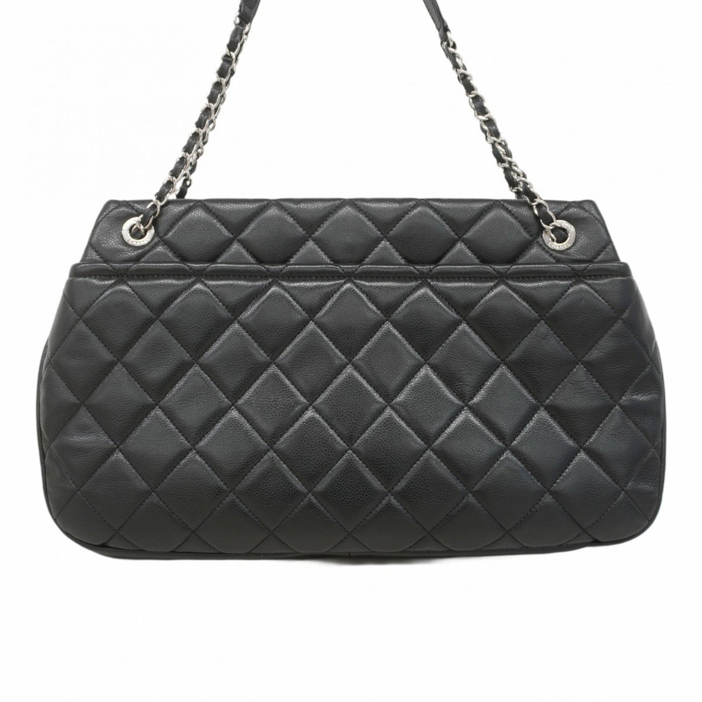 Chanel Black Leather Grand Shopping