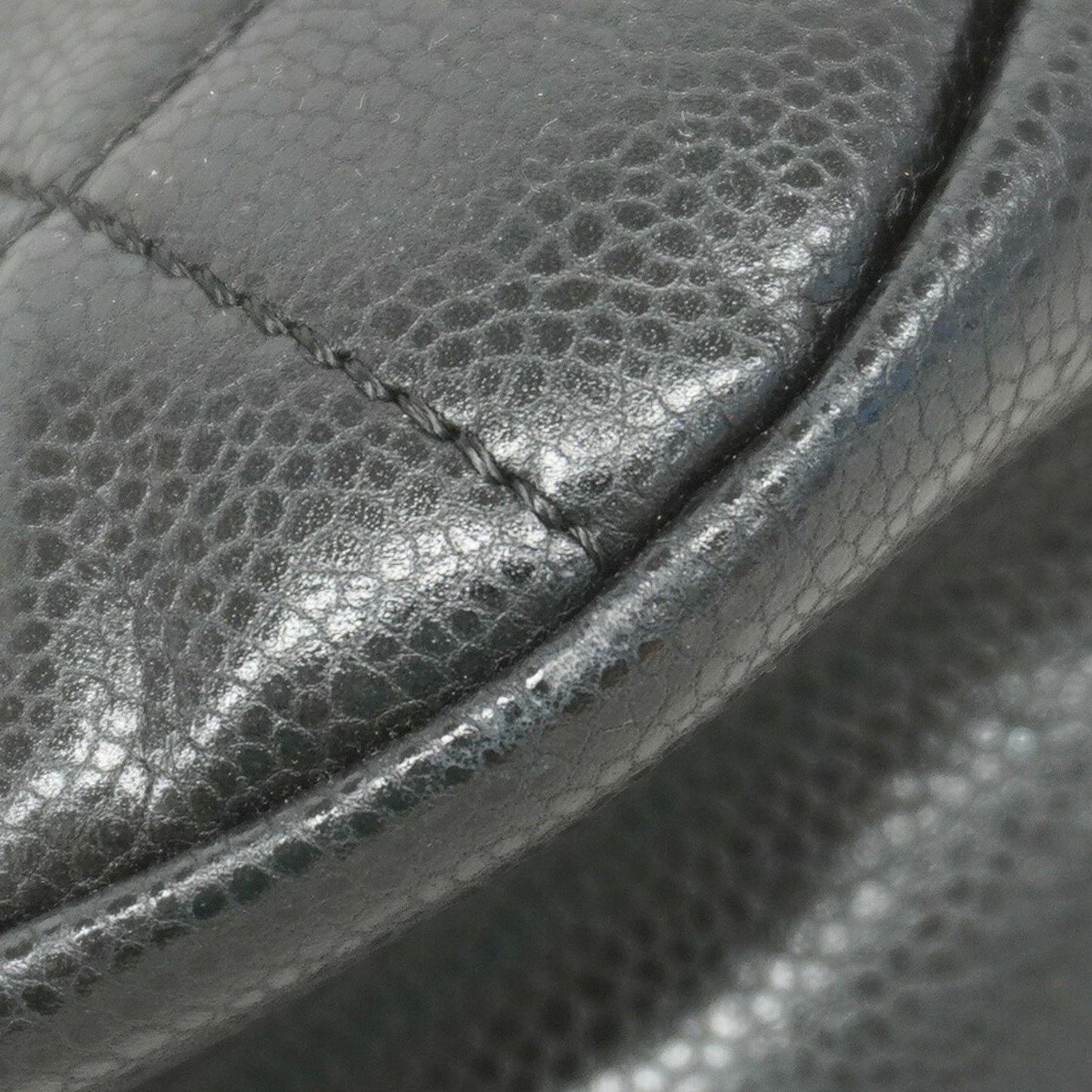 Chanel Black Leather Grand Shopping