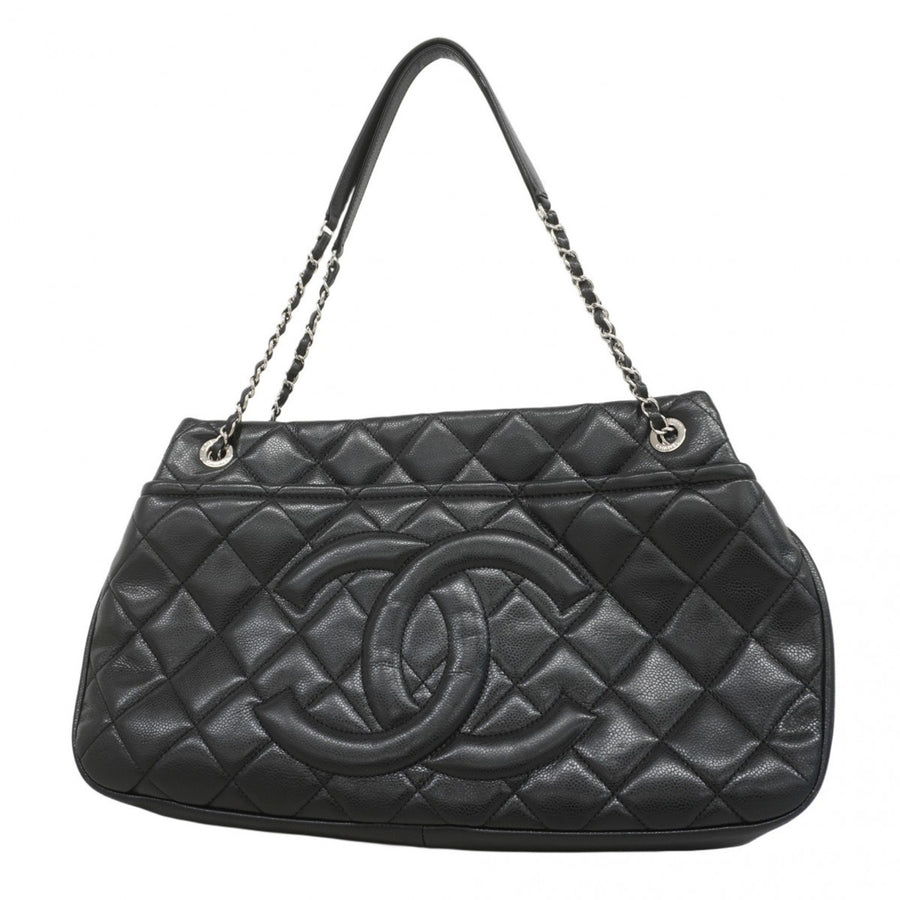 Chanel Black Leather Grand Shopping