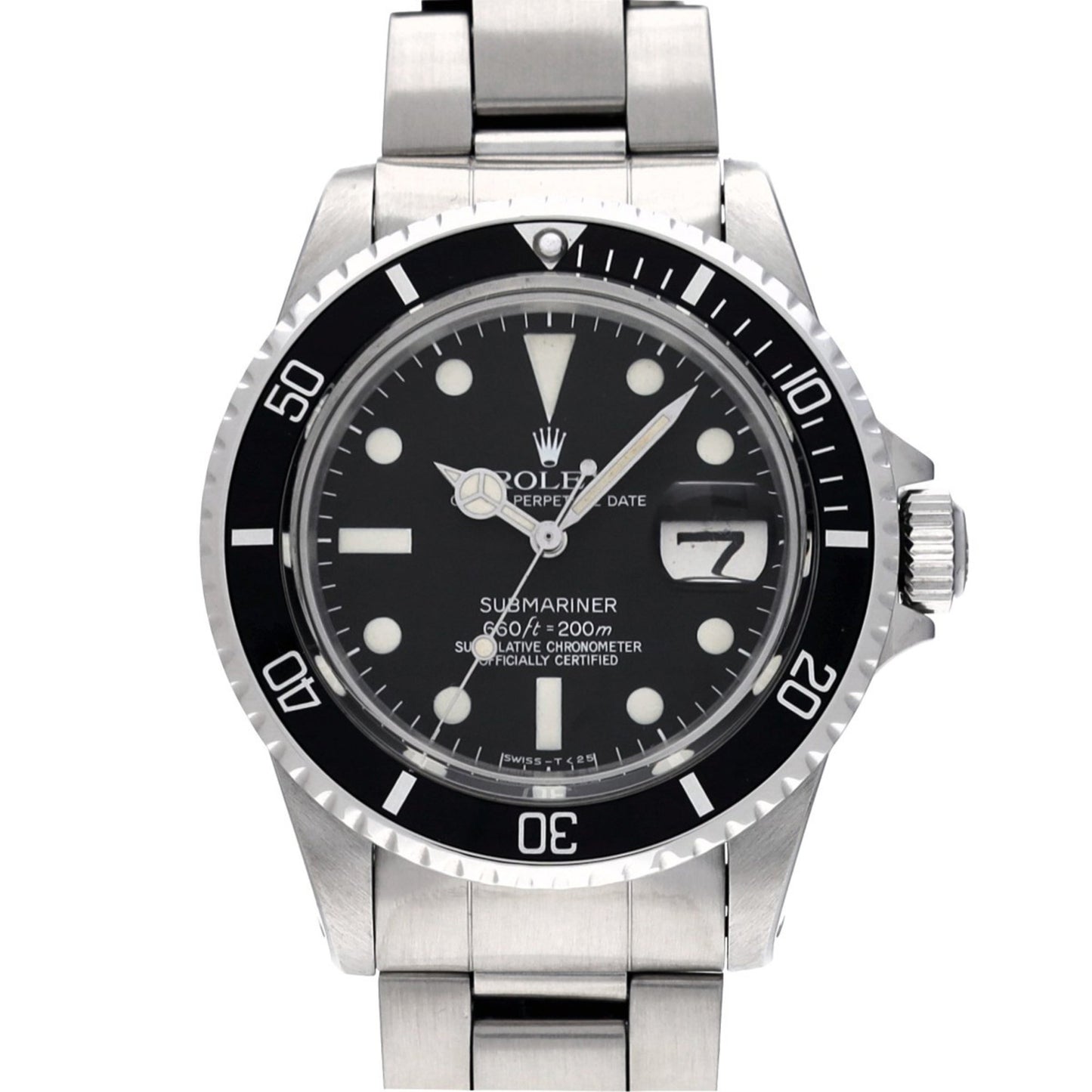 Rolex Black Steel Submariner