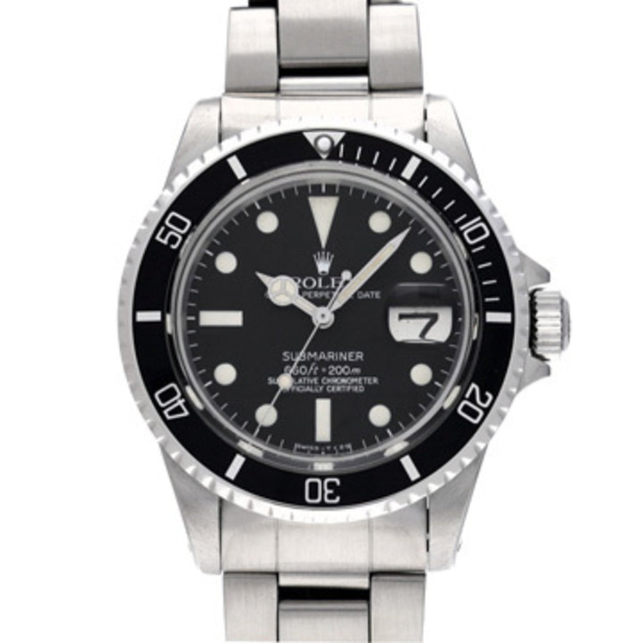 Rolex Black Steel Submariner