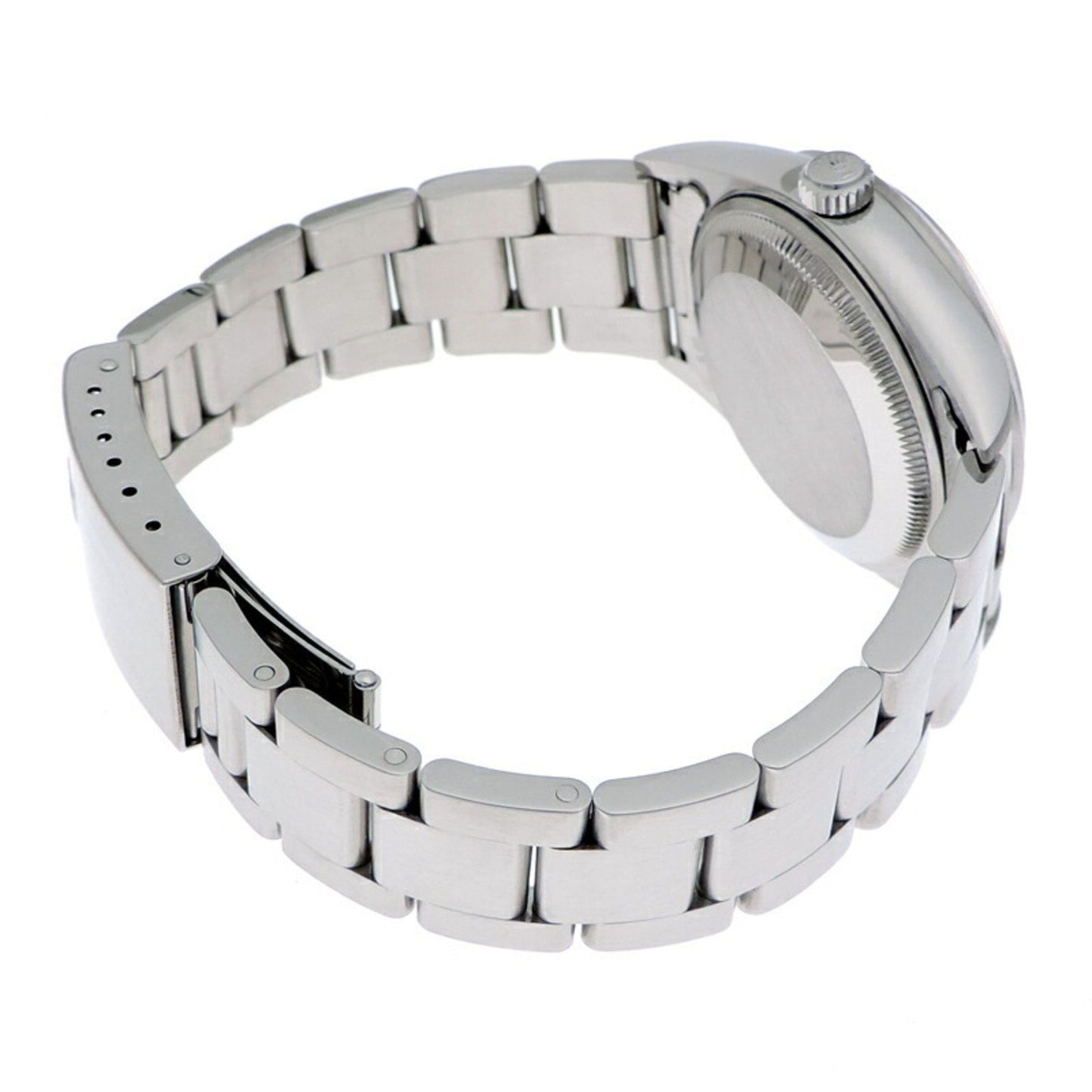 Rolex Silver Steel Oyster Perpetual Date