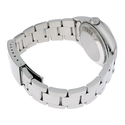 Rolex Silver Steel Oyster Perpetual Date