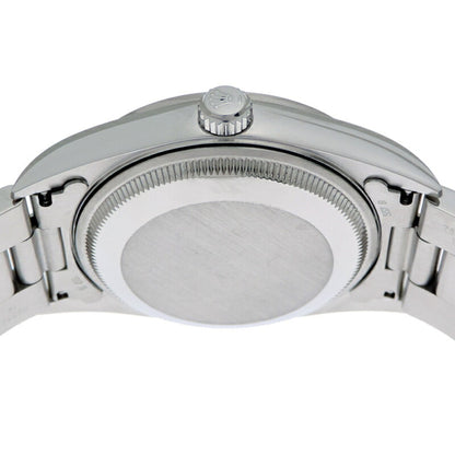 Rolex Silver Steel Oyster Perpetual Date