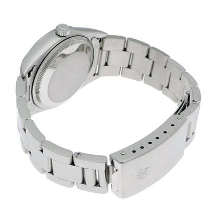 Rolex Silver Steel Oyster Perpetual Date