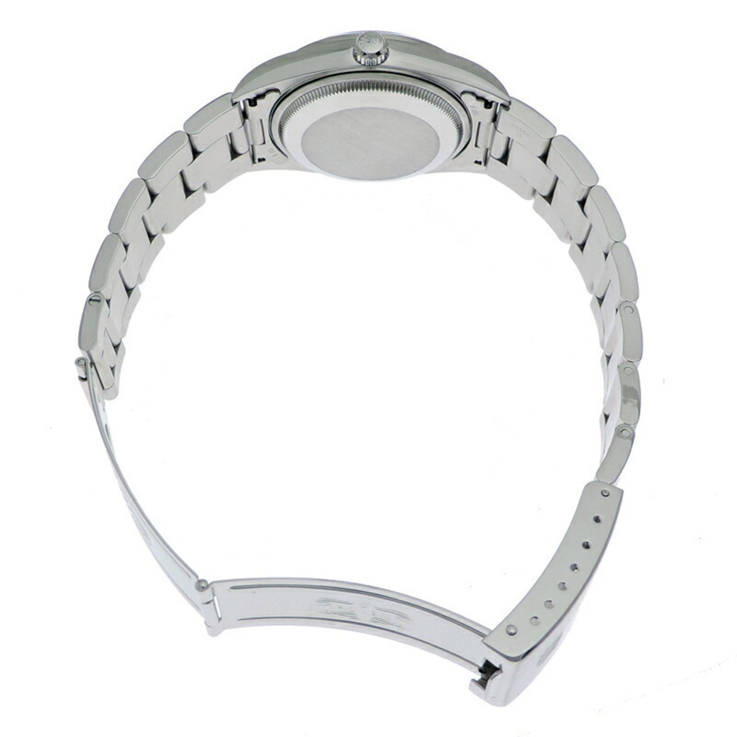 Rolex Silver Steel Oyster Perpetual Date