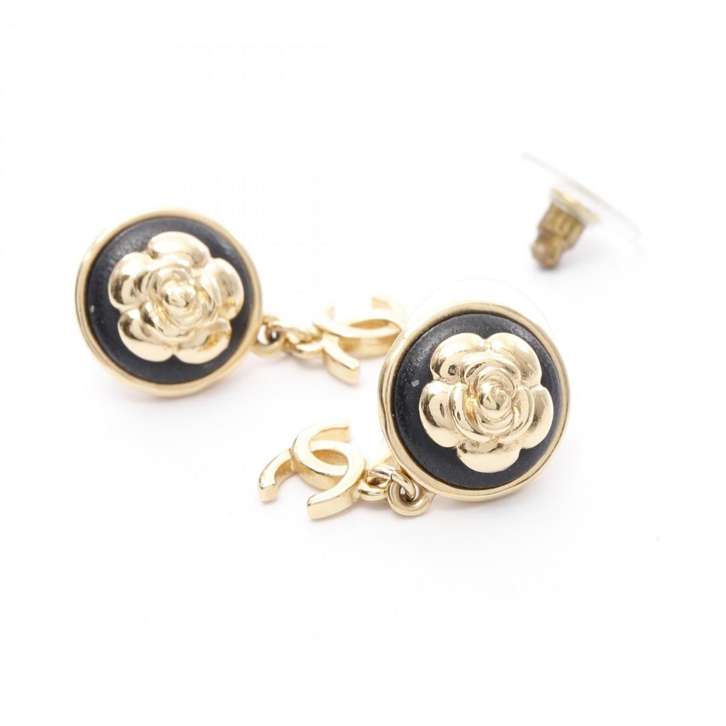 Chanel Gold Gold Plated Camellia