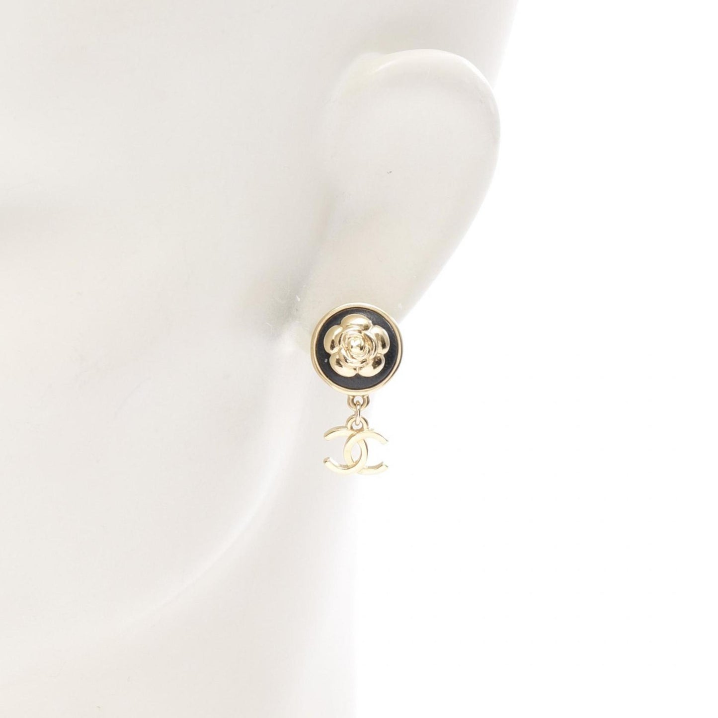Chanel Gold Gold Plated Camellia