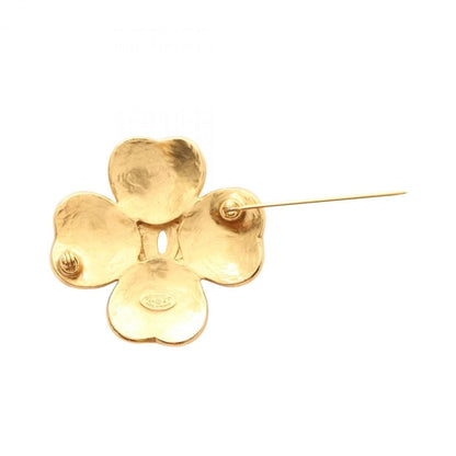 Chanel Gold Gold Plated Coco Mark