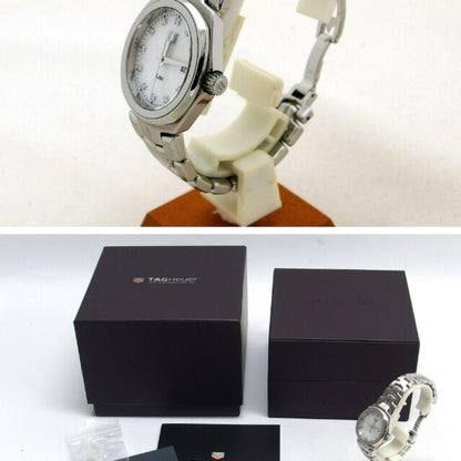 Tag Heuer White Steel Link Lady