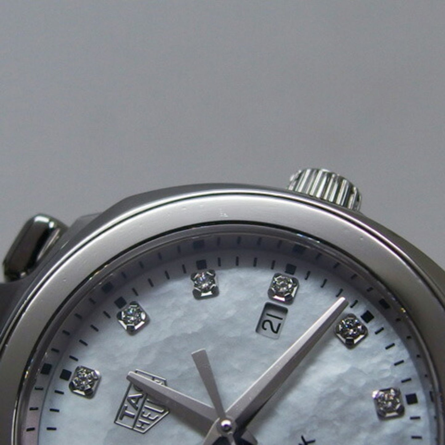 Tag Heuer White Steel Link Lady