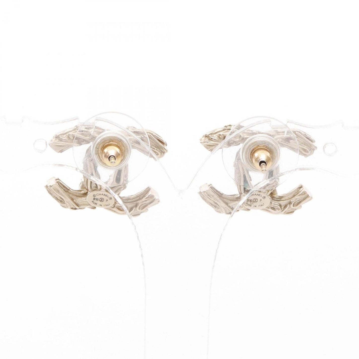 Chanel Gold Gold Plated Coco Mark
