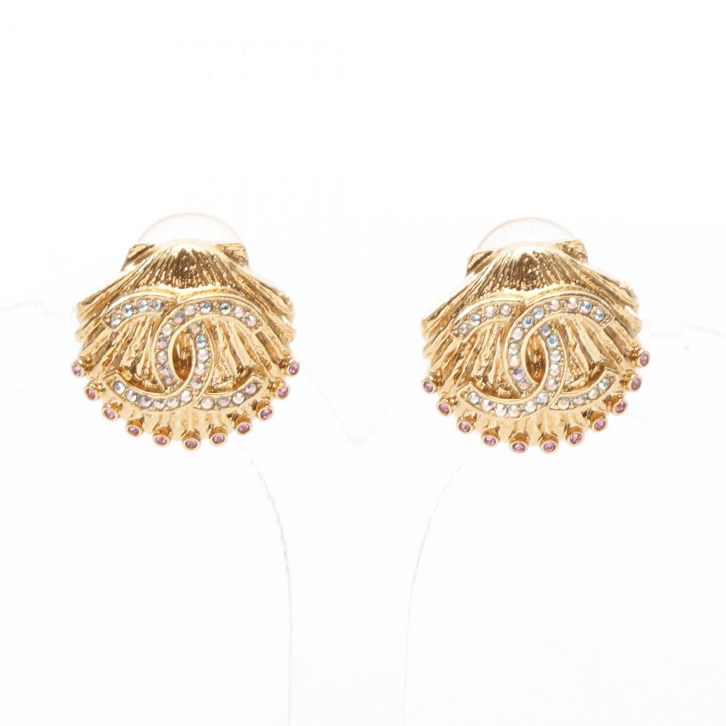 Chanel Gold Gold Plated Coco Mark