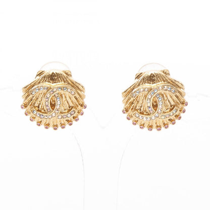 Chanel Gold Gold Plated Coco Mark