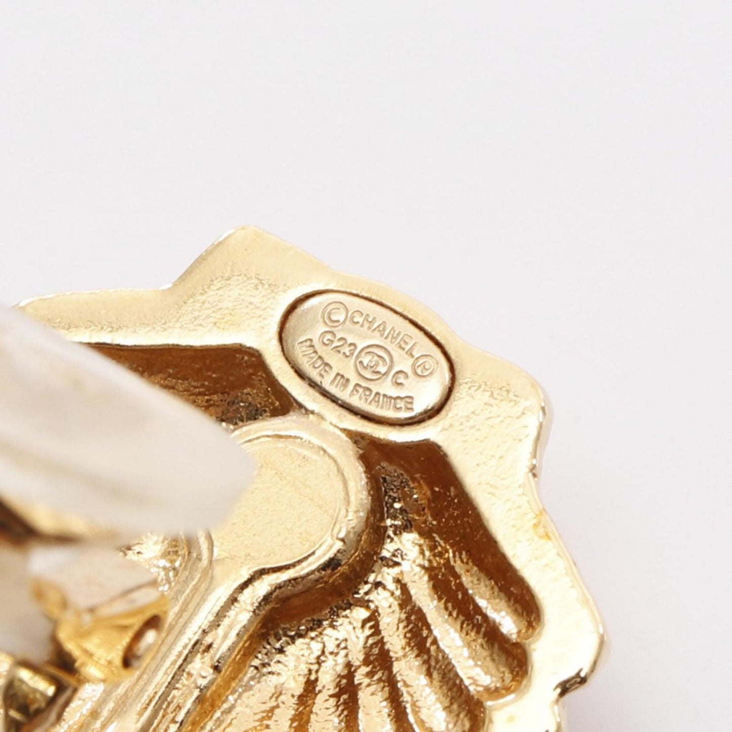 Chanel Gold Gold Plated Coco Mark