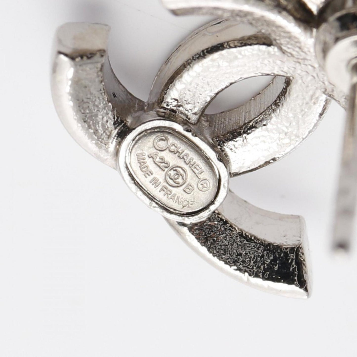 Chanel Silver Steel Coco Mark