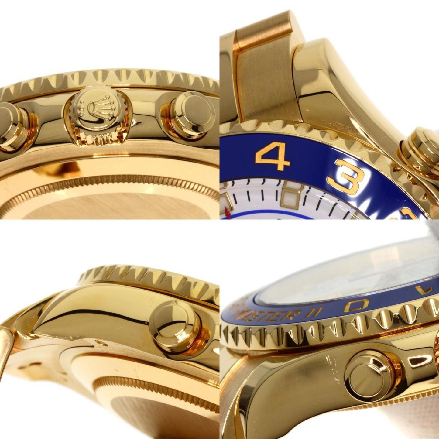 Rolex White Yellow Gold Yacht-master