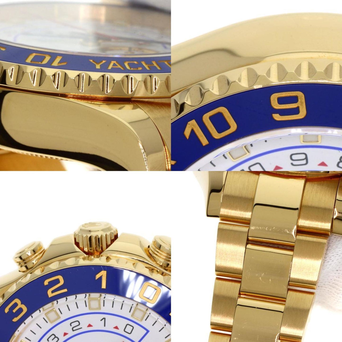 Rolex White Yellow Gold Yacht-master