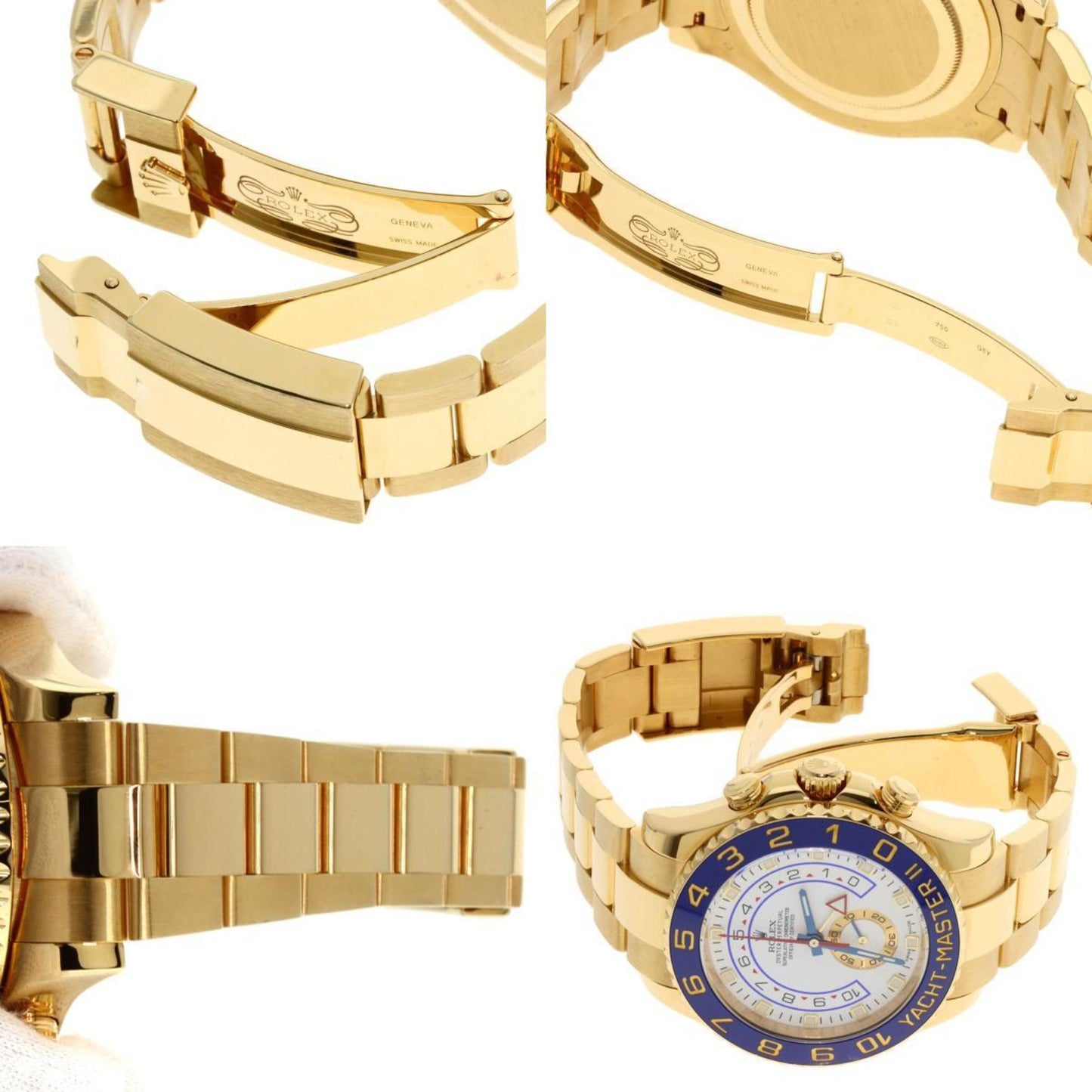 Rolex White Yellow Gold Yacht-master